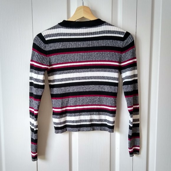 H&M Lightweight Striped Ribbed Sweater - Picture 5 of 5